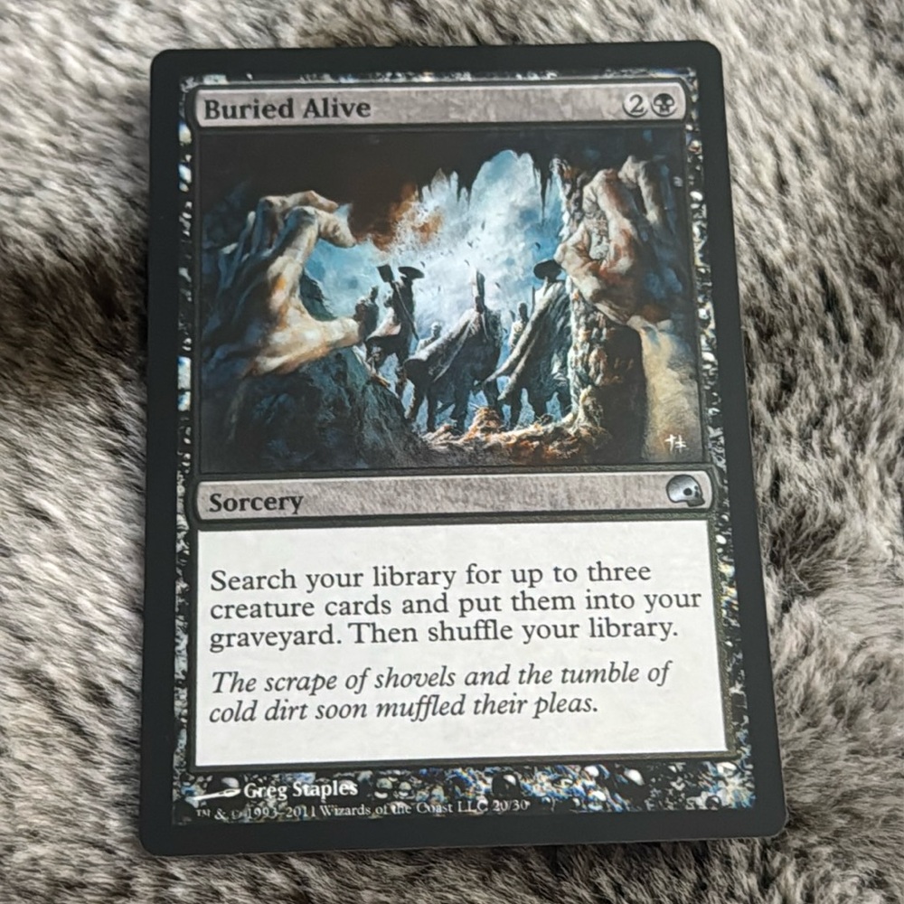 FOIL MTG Magic the Gathering Buried Alive